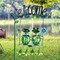 Outdoor Garden Solar Lights,Frog Swing Garden Decor,Frog Decorative Stake with Welcome Sign for Landscape Patio Yard (48 inch)